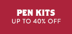 Pen Kits up to 40% off