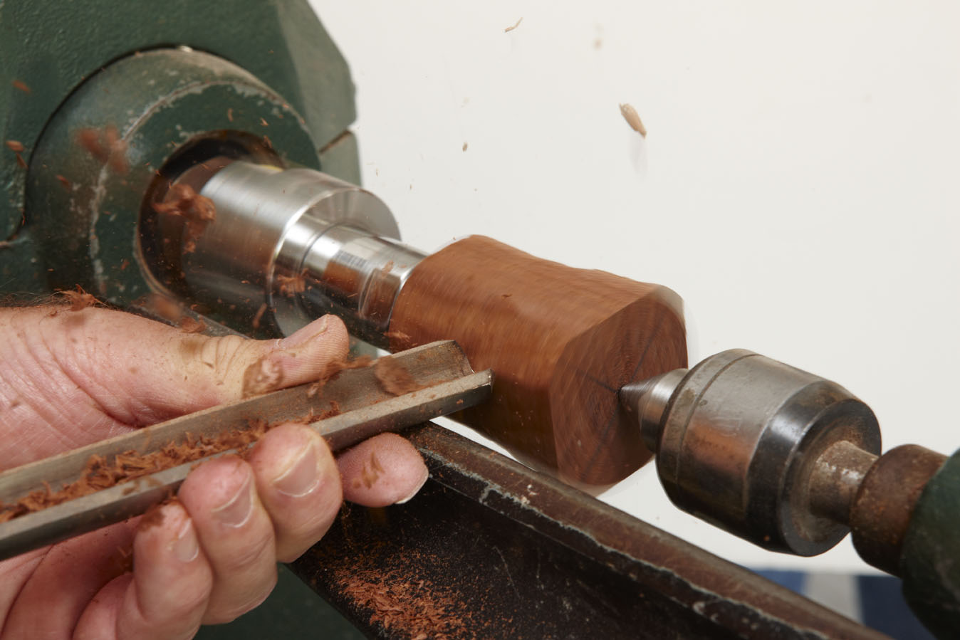 Turning Brass on Wood Lathe 