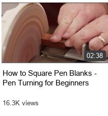 How to Square Pen Blanks