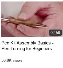 Pen Kit Finishing Basics