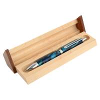 2 Tone Trapezoid Maple and Apitong Pen Box