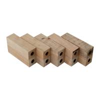 10 Pack Pre-Tubed 7mm Maplewood EZ Blanks:  9/16 in. x 9/16 in. x 2-1/32 in.