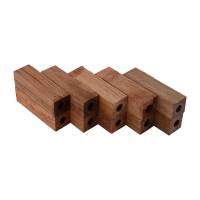 10 Pack Pre-Tubed 7mm Brazilian Rosewood EZ Blanks:  9/16 in. x 9/16 in. x 2-1/32 in.