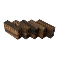 10 Pack Pre-Tubed 7mm Bocote EZ Blanks:  9/16 in. x 9/16 in. x 2-1/32 in.