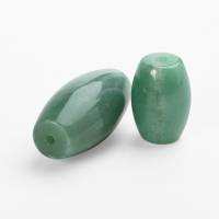 Green Aventurine Jade Massage Stones for Face Roller Kit - Set of 2 (Face Roller Handle not included