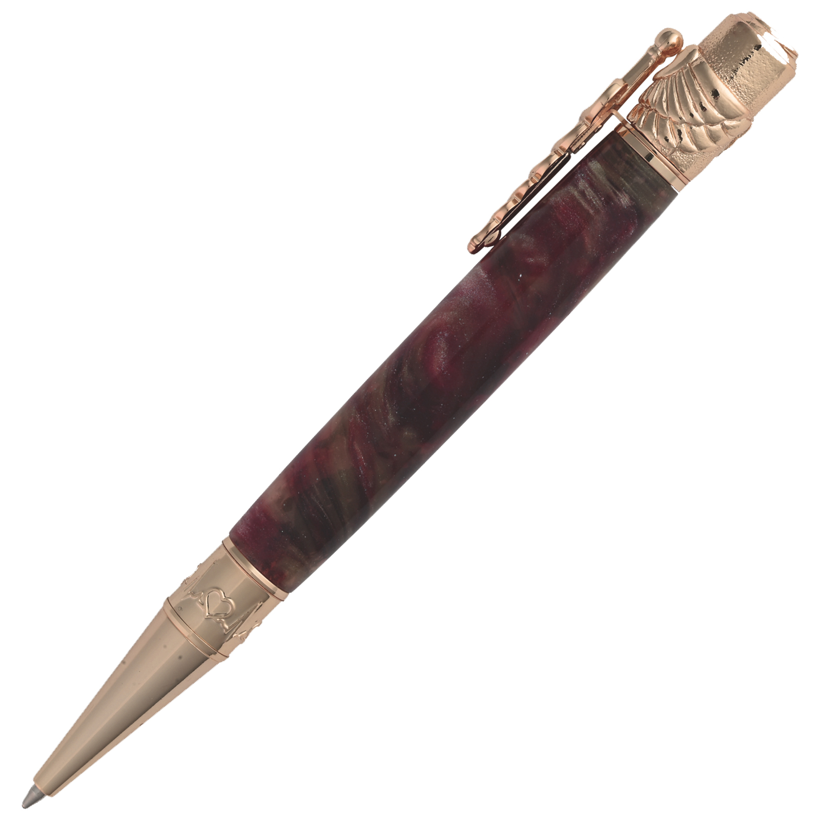 Quilted Maple Twist Pen in cheapest Gold