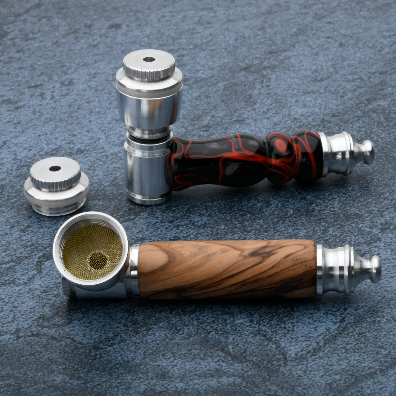 Cylinder Smoking Pipe With Grinder