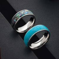 Inlay Ring Core Stainless Steel, 8mm Wide