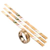 Abalone Pearl Strip - 3 Pack, 6mm wide for 8mm Inlay Ring