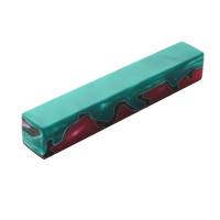 Aquabright Swirl Pink, Maroon and Green 3/4 in. X 3/4 in x 5 in. Pen Blank.