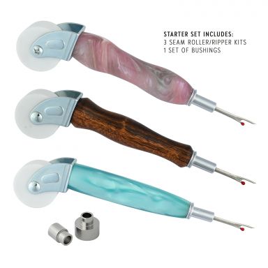 2-in-1 Seam Roller and Seam Ripper Kit Starter Set