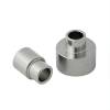 2 Piece Bushing Set for 2-in-1 Seam Roller and Seam Ripper Kit in Chrome