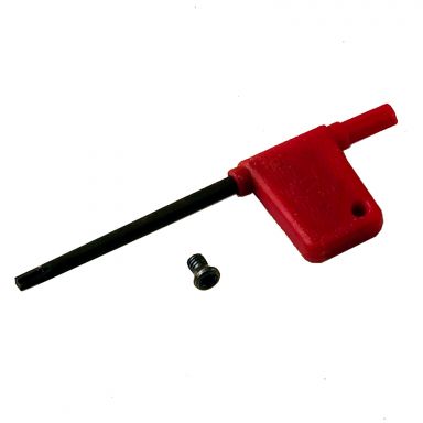 Replacement tip screw and wrench for Carbide Wizard Chisels