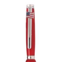 American Flag Chrome Pen Clip