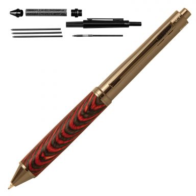 4in 1 Multi-Function Gun Metal Pen Kit