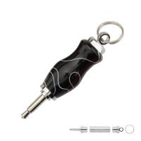 Auxiliary Adapter Chrome Keychain Kit