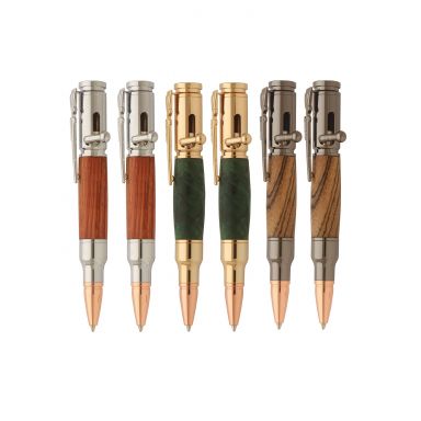 6 Mini 30 Caliber Bolt Action Pen Kit Variety Set