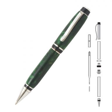 Big Ben Chrome Twist Pen Kit