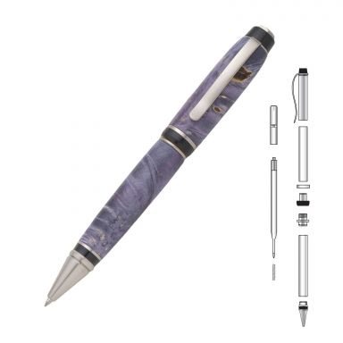 Big Ben Brushed Satin Twist Pen Kit