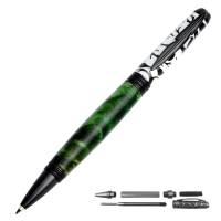 Bird Satin Gun Metal Twist Pen Kit