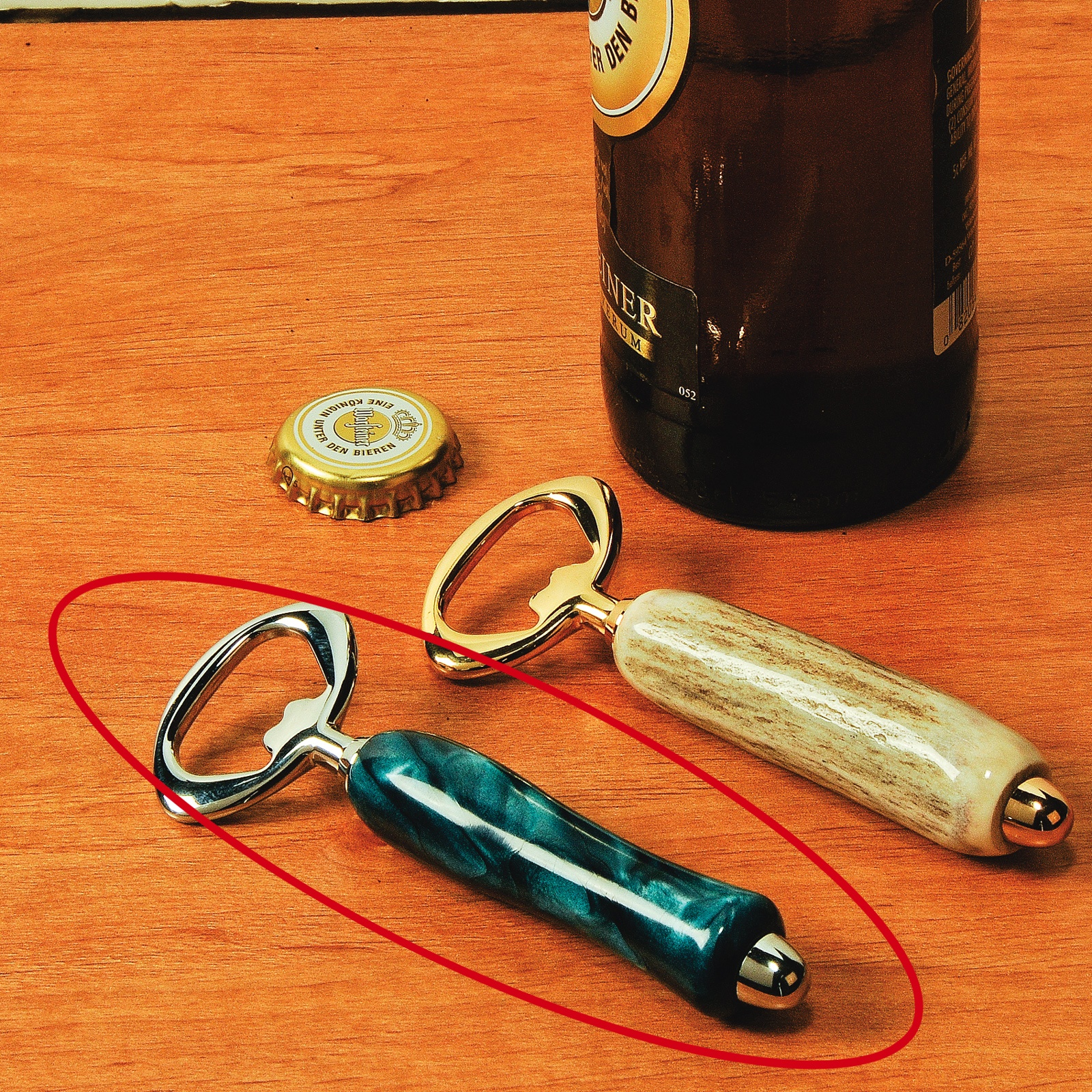 Bottle Opener Chrome Keychain Kit at Penn State Industries