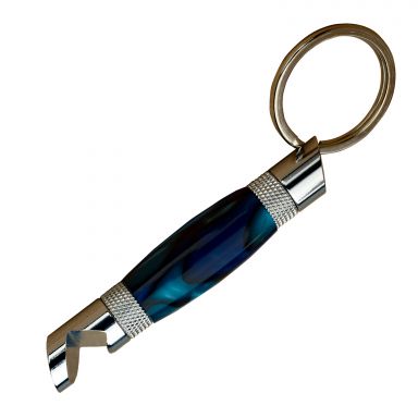 Bottle Opener Chrome Keychain Kit