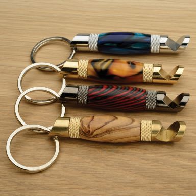 4 Bottle Opener Keychain Kit Starter Set