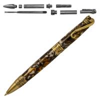 Cat Antique Brass Twist Pen Kit