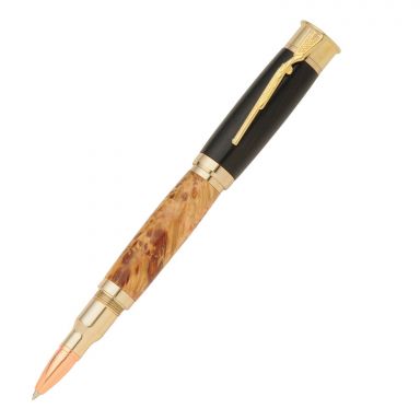 Over and Under Shotgun Gold Roller Ball Pen Kit