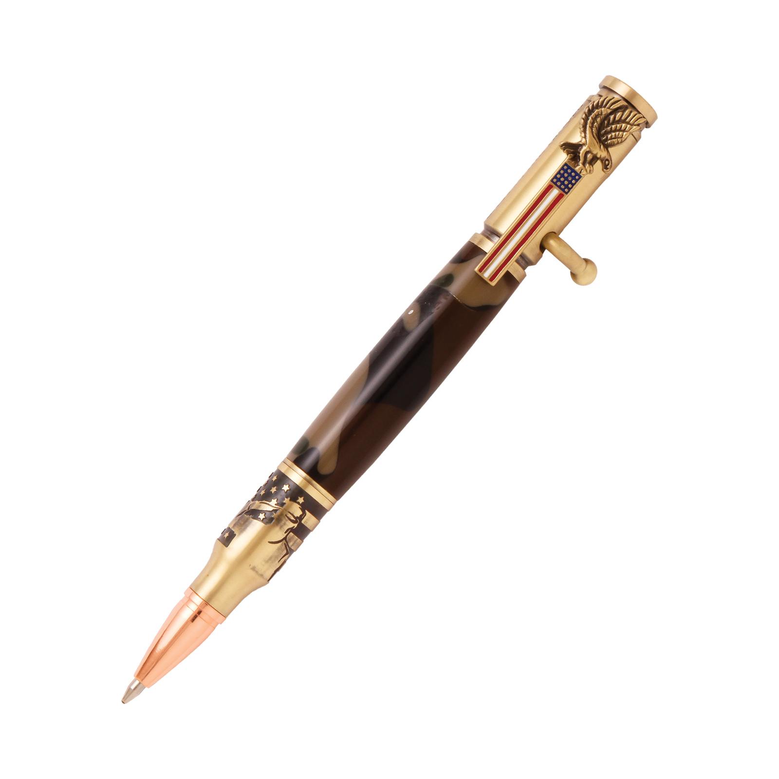 Salute The Troops Bolt Action Antique Brass Pen Kit at Penn State ...