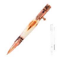 Salute The Troops Bolt Action Antique Copper Pen Kit