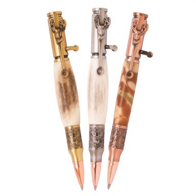 3 Deer Hunter Bolt Action Pen Kit Starter Set