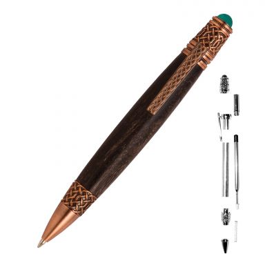 Celtic Twist Pen Kit in Antique Copper