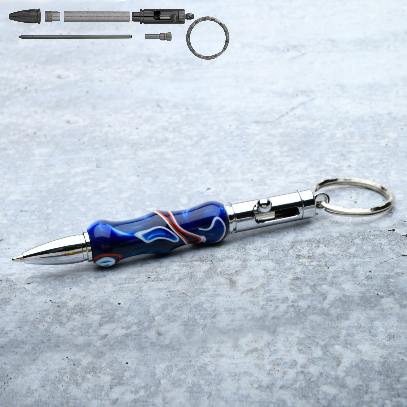 Lansky Mini Crock Stick 30 Bowl Pocket Sharpener Keychain