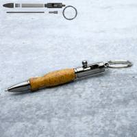 Mini Bolt Action Gun Metal Keychain Kit