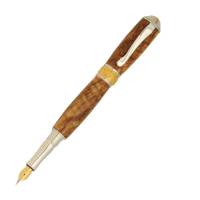 Broadwell Nouveau Sceptre Chrome and 22kt Gold Fountain Pen Kit