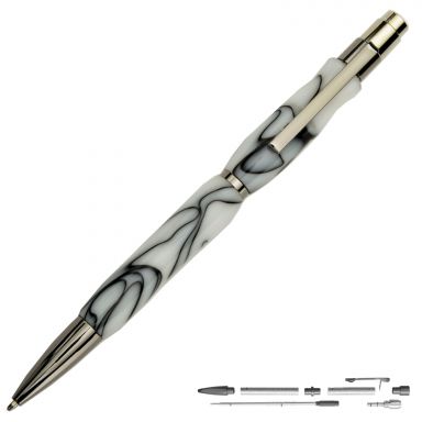 DuraClick Slim Gun Metal EDC Pen Kit