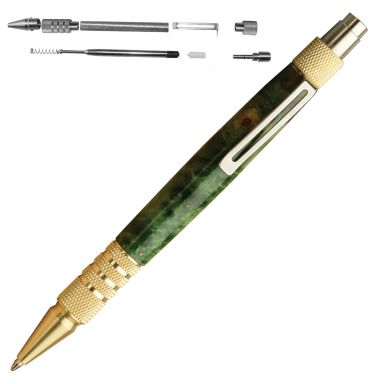 DuraClick EDC Pen Kit in C3604 Brass