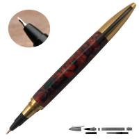 Refillable Fiber Tip Brass Pen Kit