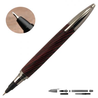 Refillable Fiber Tip Chrome Pen Kit