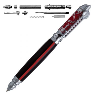 Firefighter "Push and Lock" Pen Kit in Chrome