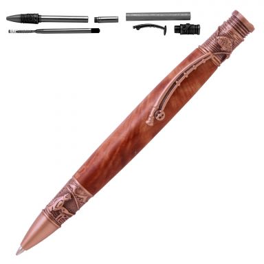 Fly Fishing Antique Copper Twist Pen Kit