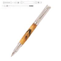 Magnetic Vertex Chrome Rollerball Pen Kit