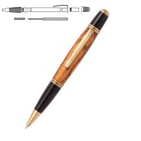 Gatsby Antique Brass Twist Pen Kit