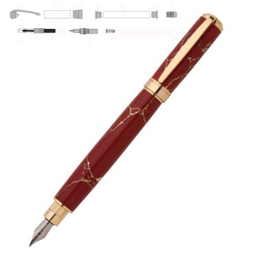 Magnetic Graduate Gold Fountain Pen Kit