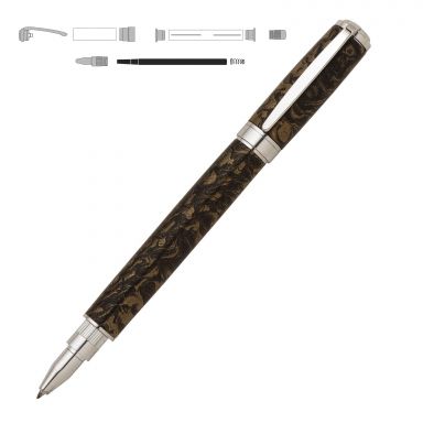 Magnetic Graduate Chrome Rollerball Pen Kit