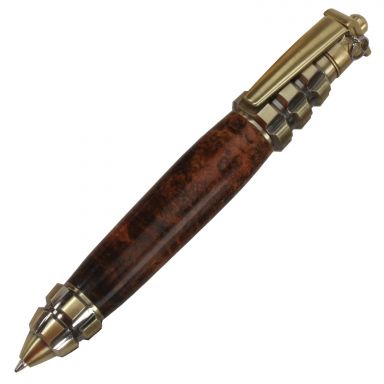 Grenade Antique Brass Click Pen Kit