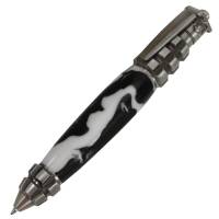 Grenade Antique Pewter Click Pen Kit