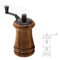 Mini 6 Peppermill Kit Pepper Grinder Salt Mill Woodturning Lathe Fast  Shipping