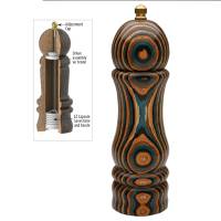 EZ-Assemble Vintage Style Salt and Pepper Mill Mechanism in Antique Brass  at Penn State Industries